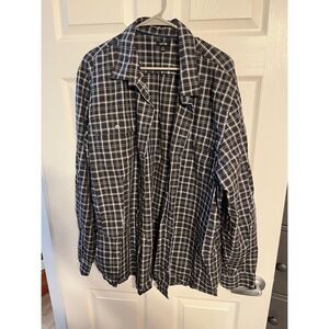 Apt 9 xxl black long sleeve button down